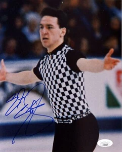 Elvis Stojko Autographed 8x10 Photo Olympic Canada Figure Skating JSA - Picture 1 of 2
