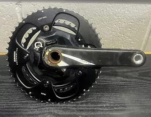 SRAM QUARQ Riken 172.5 Crank Arms - SRAM Powerglide 10s Chainrings 53/39t 130BCD - Picture 1 of 8