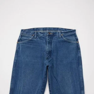 WRANGLER 13MWZ Original Fit Cowboy Cut Jeans DarkWash Denim Mens 36x31 - Picture 1 of 9