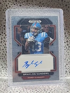 2022 Panini Prizm Draft Picks Braylon Sanders Auto Autograph - Picture 1 of 2