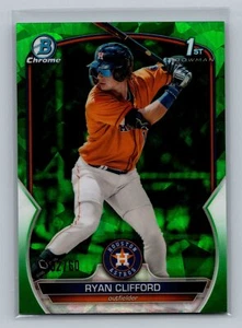 2023 Bowman Sapphire Edition #BCP-10 Ryan Clifford Green Astros /60 - Picture 1 of 2