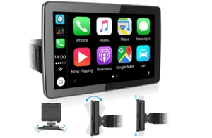 Single Din 9in IPS Touchscreen Audio MultiMedia Player Backup Camera Subwoofer - Picture 1 of 17