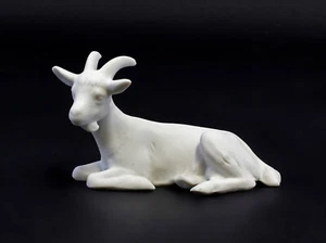 9942569-a Porzellan Figur Ziegenbock Ziege Bisquit Wagner&Apel 10x5x6cm - Picture 1 of 2