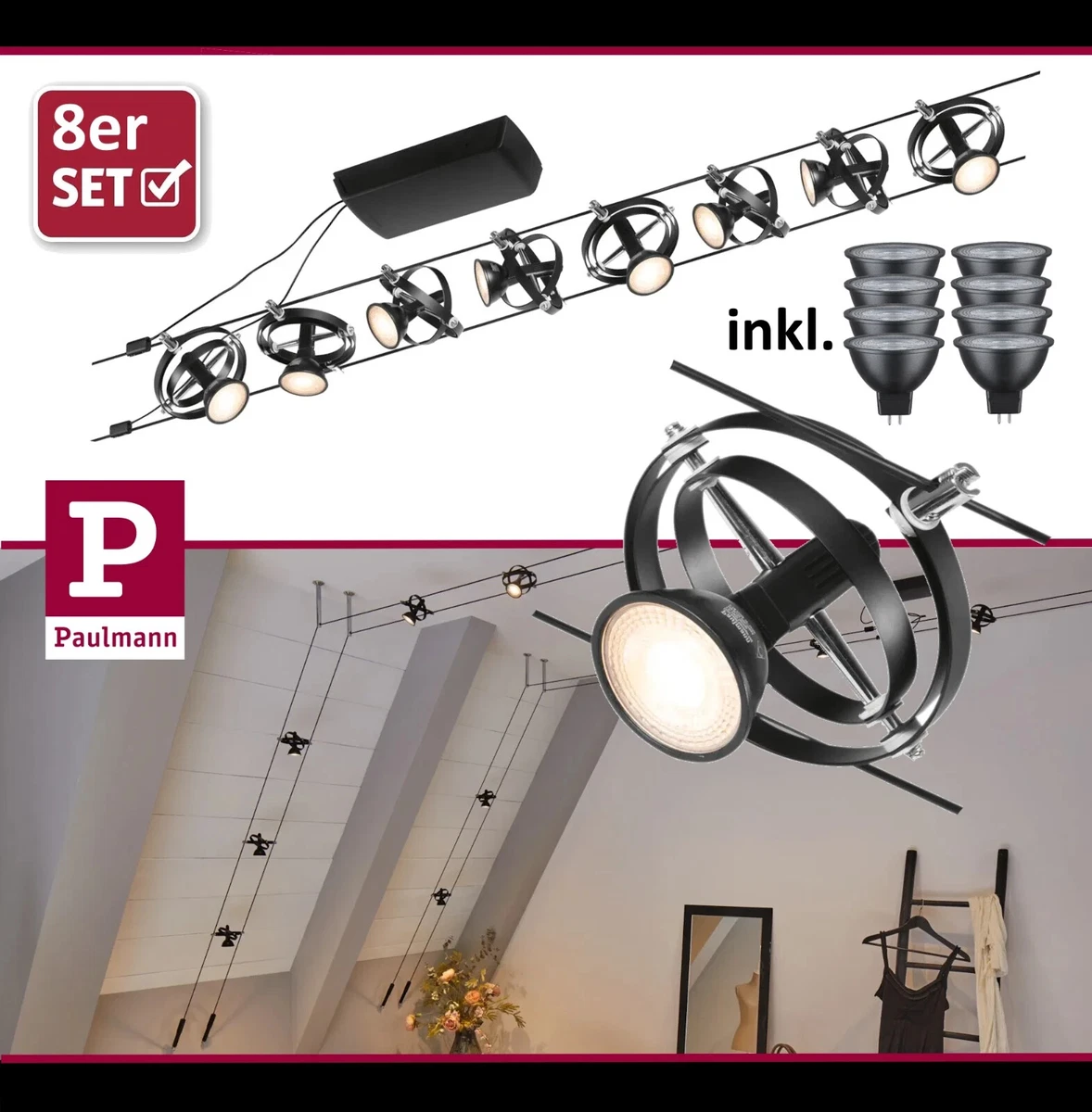 Paulmann Profi Line LED Einbauleuchte – 30W, 230V, Feuchtraumgeeignet, Flach & Vielseitig Einsetzbar