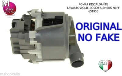 Pompe Chauffante 651956 ORIGINALE Lave-Vaisselle Bosch Siemens Neff 9000.877.349 - Photo 1/4