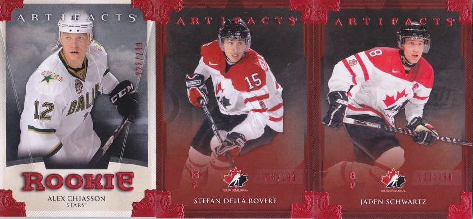 13-14 Artifacts Stefan Della Rovere /299 RUBY Red Team Canada 2013 - Image 1 of 1