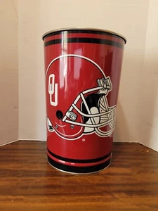 Oklahoma University Football Mülleimer Eimer Aufbewahrung 15 x 10 - Bild 1 von 6