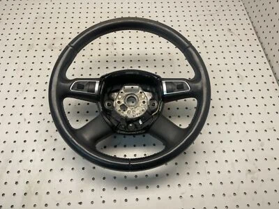 2009-2012 AUDI A4 B8 QUATTRO КОЛЕСО КОЖИ С МУЛЬТИМЕДИЙНЫМ ПЕРЕКЛЮЧАТЕЛЕМ OEM - Изображение 1 из 3