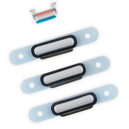 Set 4 Tasti laterali Argento (Bianca) Apple iPhone 6S Plus - Immagine 1 di 1