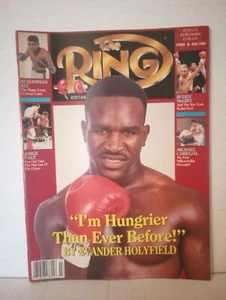 THE RING BOXING MAGAZINE JULY 1990 EVANDER HOLYFIELD VINTAGE MUHAMMAD ALI Vintag - Picture 1 of 1