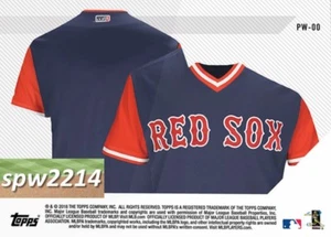 2018 Topps Now Players Weekend Xander Bogaerts "Bogie" (from Red Sox set) - Picture 1 of 1