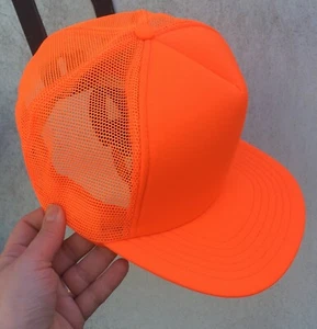POSTEN 2000 Stk. Baseball-Schirmkappen, neon-orange, mit Netz aus Polyester   - Bild 1 von 8
