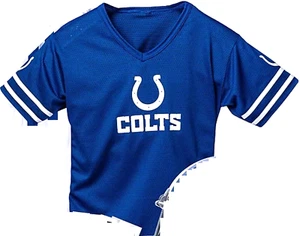 NWT NFL INDIANAPOLIS COLTS FRANKLIN FOOTBALL MESH MEDIUM YOUTH BOYS KIDS JERSEY - Picture 1 of 4
