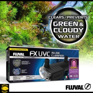 FLUVAL FX UVC IN-LINE CLARIFIER- Fluval UVC for FX2 / FX4 / FX6 Canister Filter - Picture 1 of 3