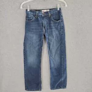 Levi's 505 Boys Jeans 10 Denim Regular Fit Straight Medium Wash 25.5" Inseam - Picture 1 of 10