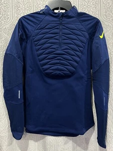 Nike Therma-Fit Womens Sz XL Blue Void 1/4 Zip Soccer Strike Drill Top $100 NWT - Picture 1 of 7