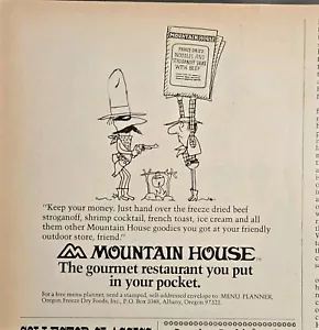 1973 VINTAGE PRINT AD - MOUNTAIN HOUSE OREGON FREEZE DRY FOODS AD - ALBANY , OR - Picture 1 of 1