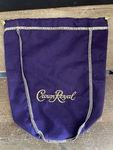Purple Crown Royal 9" 750 ml 1 Liter Samtbeutel Gold Kordelzug Nähen Basteln - Bild 1 von 2