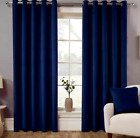 Julian Charles Matt Velvet Fully Lined Curtains Navy Blue 66" x 72"