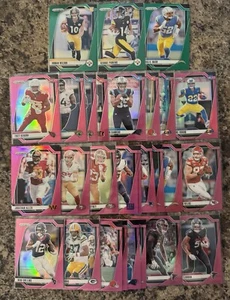 2024 Prizm Football Pink & Green w/ RC Rookie 's ! You Pick ! Loaded ! Bo Nix - Picture 1 of 2
