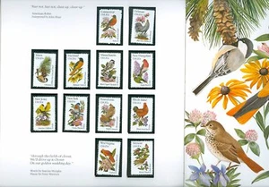 US 1953-02 20c Bird/Flowers 50 singles MNH Mounted/BK - Picture 1 of 1