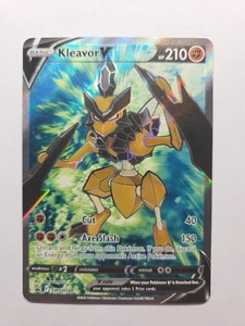 Pokemon TCG Kleavor V SWSH248 SWSH: Black Star Promo Card Holo Full Art Lp - Picture 1 of 2