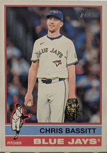 2025 Topps Heritage Baseball Chris Bassett #476 SP - Imagen 1 de 2