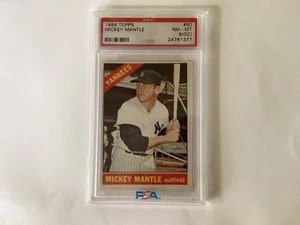 1966 Topps Mickey Mantle - #50 - PSA 8 (oc) NM - MINT - Bild 1 von 2