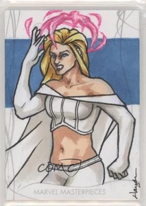 2020 Upper Deck Marvel Masterpieces 1/1 Hayden Davis Auto Sketch - Picture 1 of 3