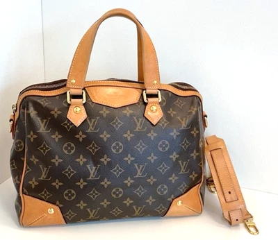 Bolso de hombro Louis Vuitton Retiro monograma asa superior 2 vías vintage para mujer Foto 1 de 4