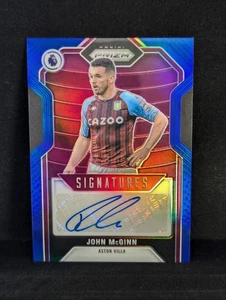 2021-22 Panini Prizm Premier League Signatures Blue John McGinn #S-JMG Auto - Bild 1 von 3