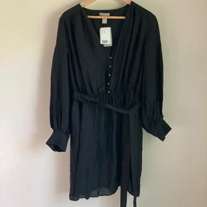 New H&M women’s Black dress size XL - Picture 1 of 8