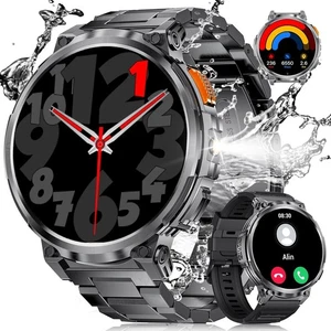 Montre Connectée 2025 pour Homme/Femme, Montre Connectée Étanche Bluetooth Samsung - Photo 1 sur 12