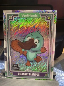 Topps Chrome VeeFriends Pleasant Platypus /250 Shimmer Refractor - Bild 1 von 2