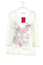 ARMAND THIERY 3/4-Sleeve Shirt Flowers T 1 = D 36 off-white NEW