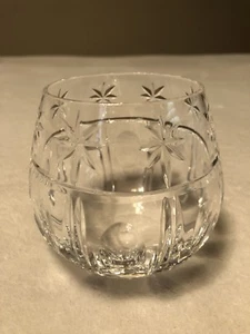 "Tazón rosa de vidrio Waterford Crystal Fleurology de 4"" marcado, ¡muy bonito! - Imagen 1 de 3