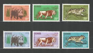 Guinea 1962 anno, francobolli in perfette condizioni nuovi di zecca (**) animali - Foto 1 di 1