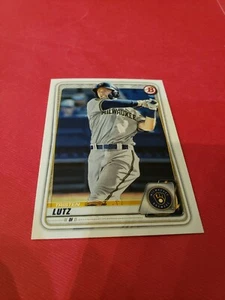 Tristen Lutz 2020 Bowman Paper Base Milwaukee Brewers, #BP-81 - Bild 1 von 3