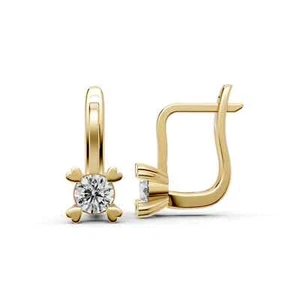 Elegante Herz-Hängeohrringe mit Hakenverschluss 8K/14K/18K PARGOLD - Bild 1 von 21