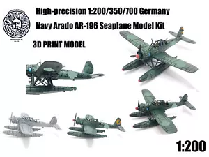Kit modelo hidroavión Arado AR-196 de alta precisión 1:200/350/700 de la Armada de Alemania - Imagen 1 de 25