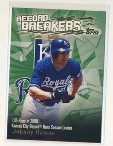 2003 Topps Record Breakers #JD Johnny Damon Kansas City Royals BX3 - Imagen 1 de 2