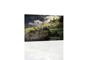 Foggy Hillside - CANVAS or PRINT WALL ART - Picture 1 of 2