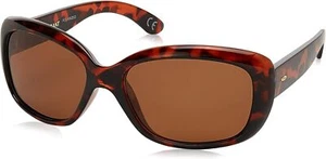 Foster Grant Women's Wrap Sunglasses Tortoise/Amber  - Picture 1 of 4
