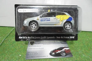 FIAT STILO Maillot Jaune Crédit Lyonnais Tour de France 2002 au 1/43 d Norev TDF - Picture 1 of 3