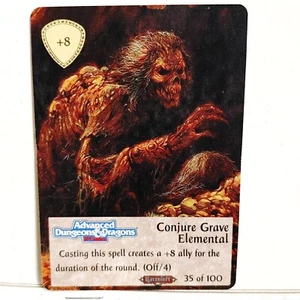 CONJURE GRAVE ELEMENTAL --- SPELLFIRE CCG --- RAVENLOFT --- CASI NUEVO - Imagen 1 de 1