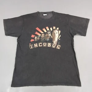 Vintage Incubus Light Grenades Shirt Mens Large Black AUS NZ Tour Y2K Band Tee - Picture 1 of 12