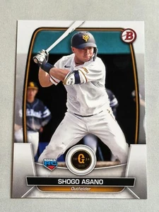 2023 Bowman NPB Shogo Asano Rookie RC #122 Yomiuri Giants - Picture 1 of 2