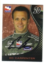 2007 Rittenhouse Ed Carpenter #34 IndyCar Signed Autographed Card