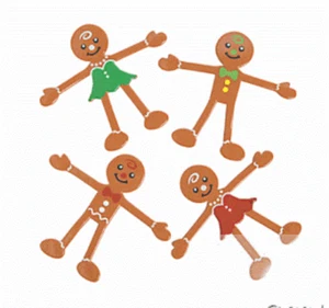 Juego de 4 Pan de Jengibre Flexible (Envío Gratis con 6 Compras) - Imagen 1 de 1