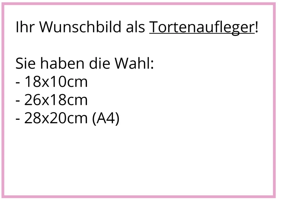 A4 Tortenaufleger selber gestalten - Tortenbild Fototorte Zuckerbild Einschulung - Bild 1 von 4
